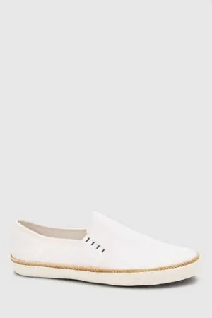 612804 WHITE JUTE SLIPON 9 EU 43 ESPADRILLES