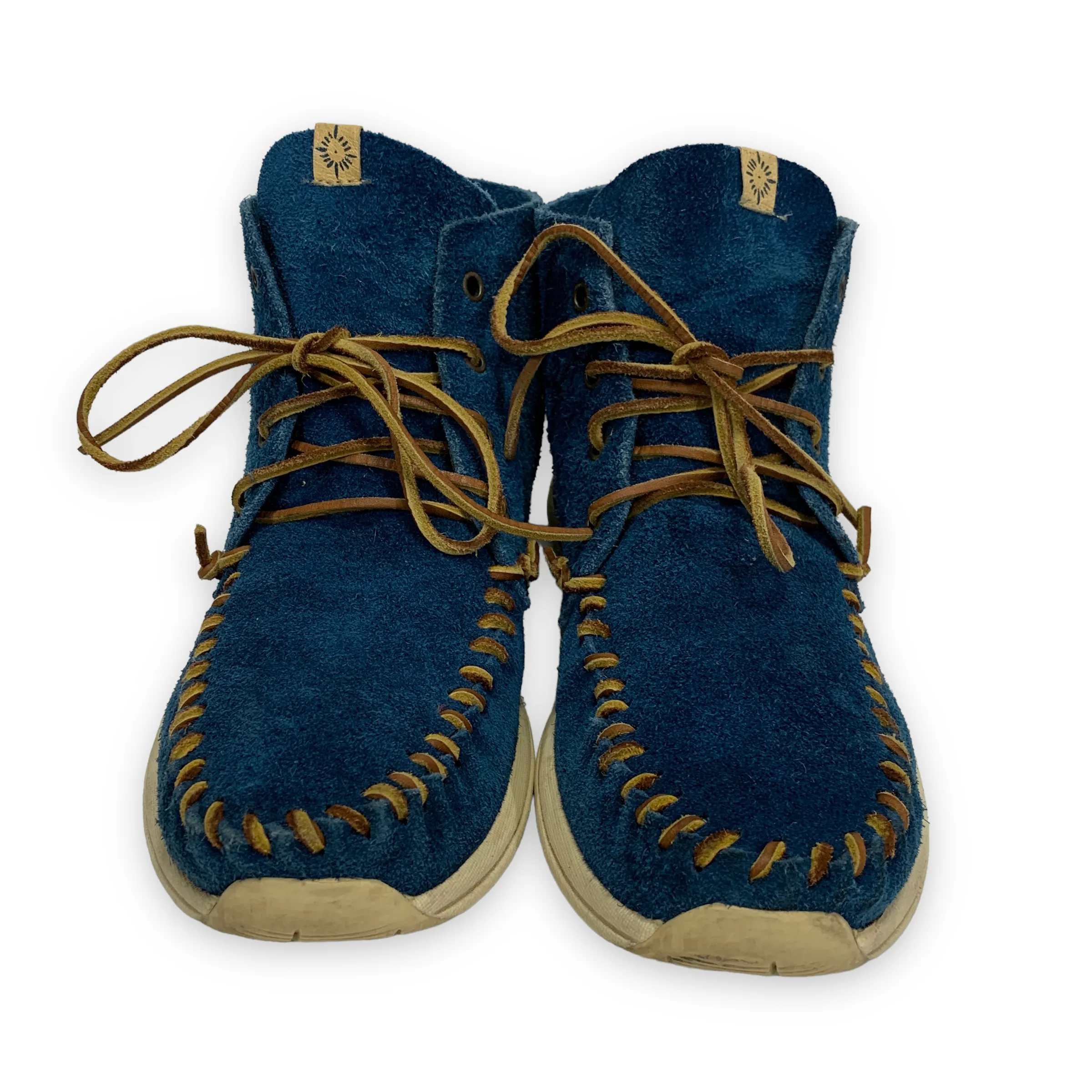 [9.5] VISVIM 15AW YUCCA MOC MID FOLK SUEDE MOCCASINS SHOES