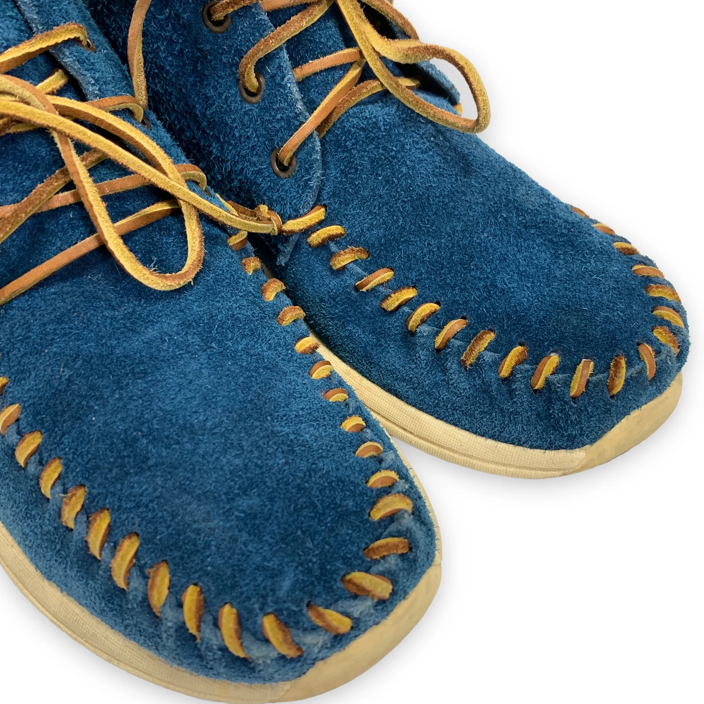 [9.5] VISVIM 15AW YUCCA MOC MID FOLK SUEDE MOCCASINS SHOES