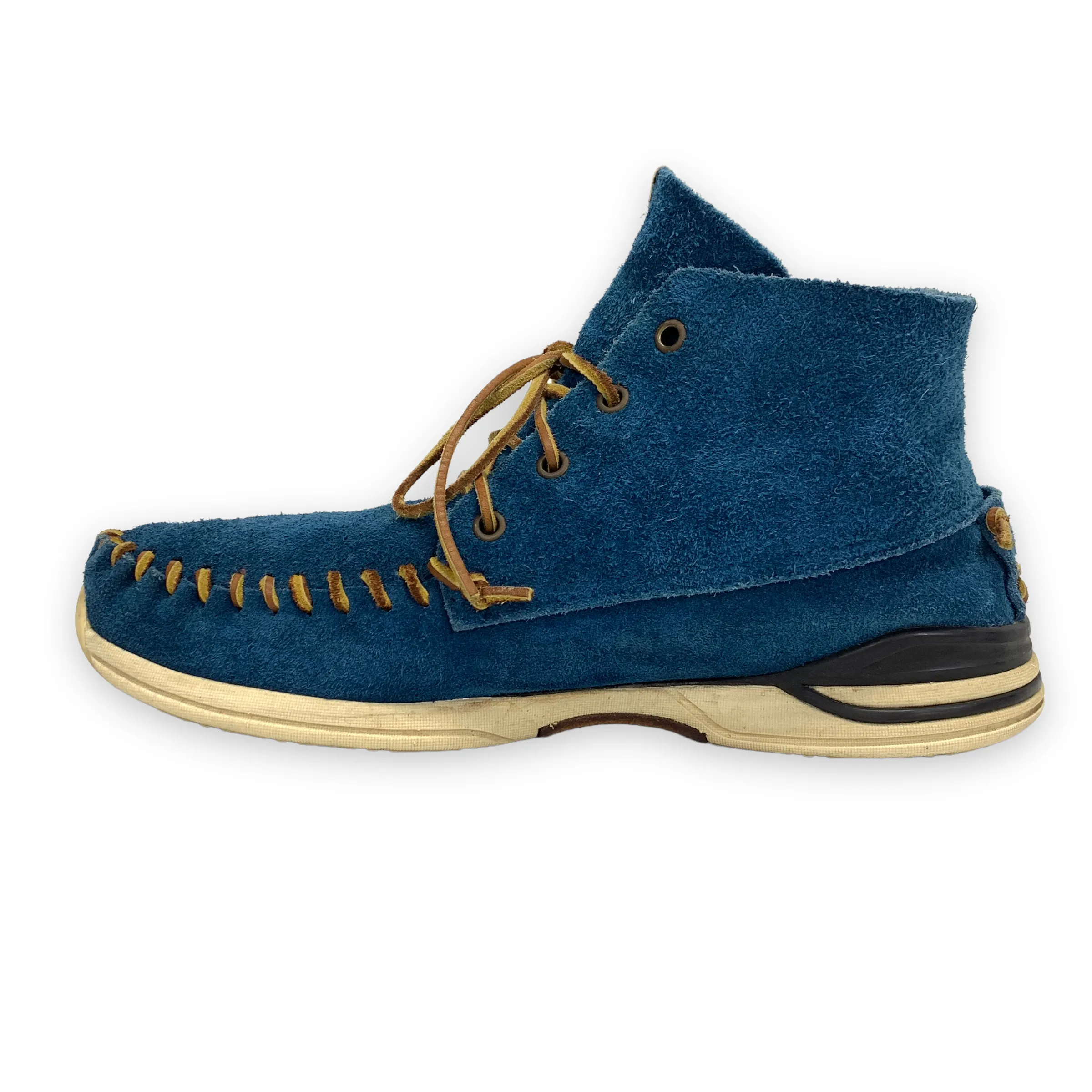 [9.5] VISVIM 15AW YUCCA MOC MID FOLK SUEDE MOCCASINS SHOES