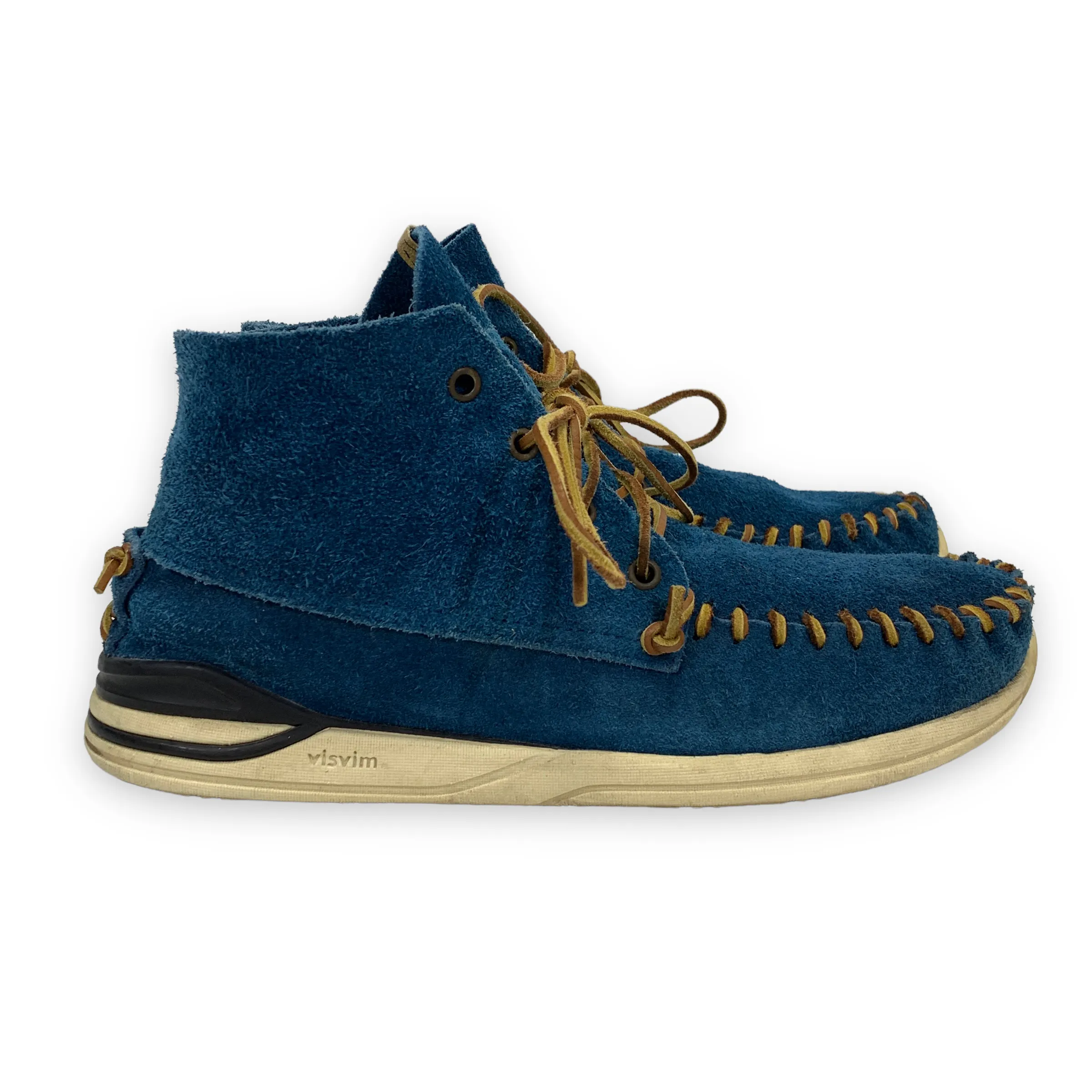[9.5] VISVIM 15AW YUCCA MOC MID FOLK SUEDE MOCCASINS SHOES