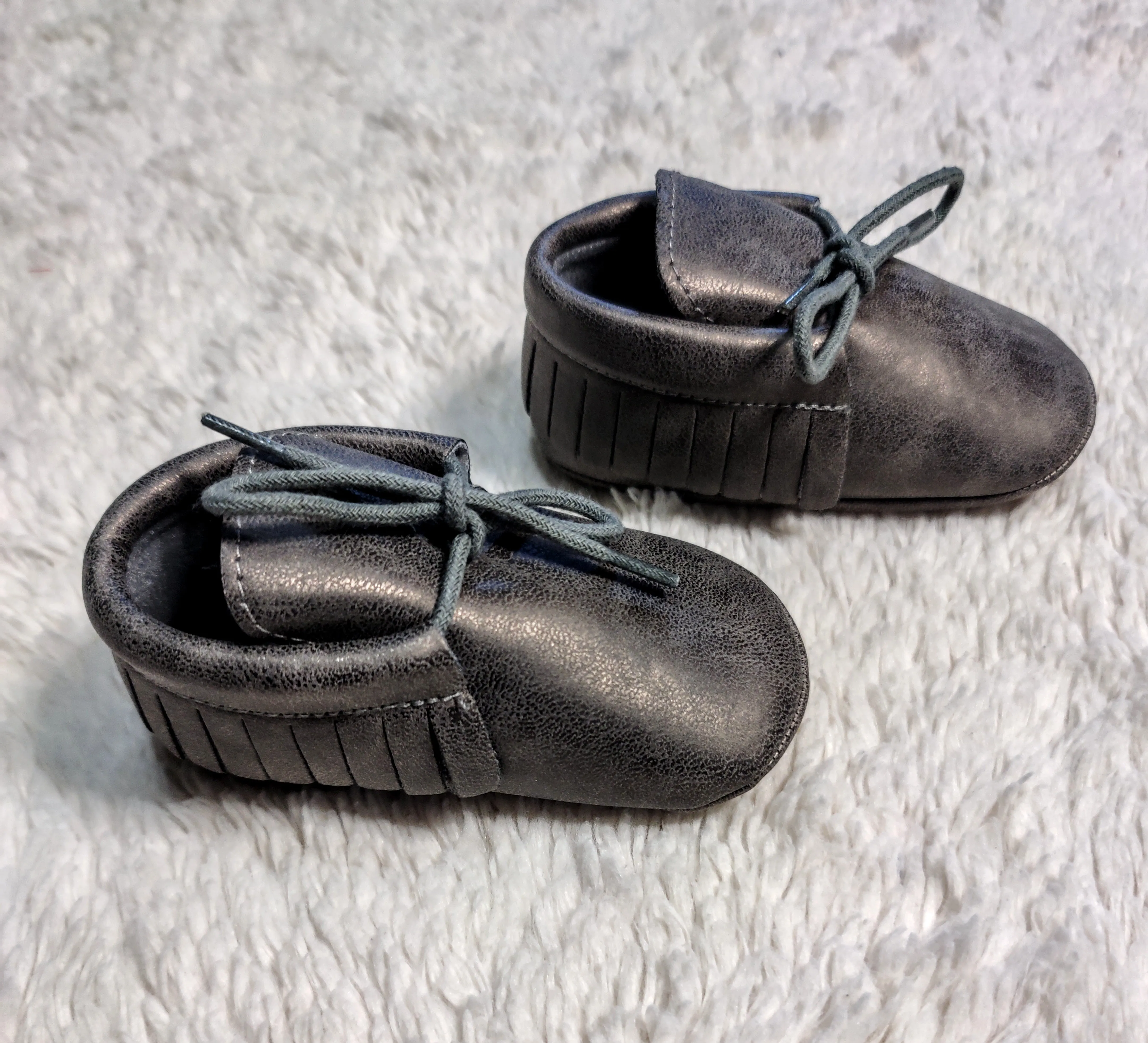 Baby Bronze Moccasins