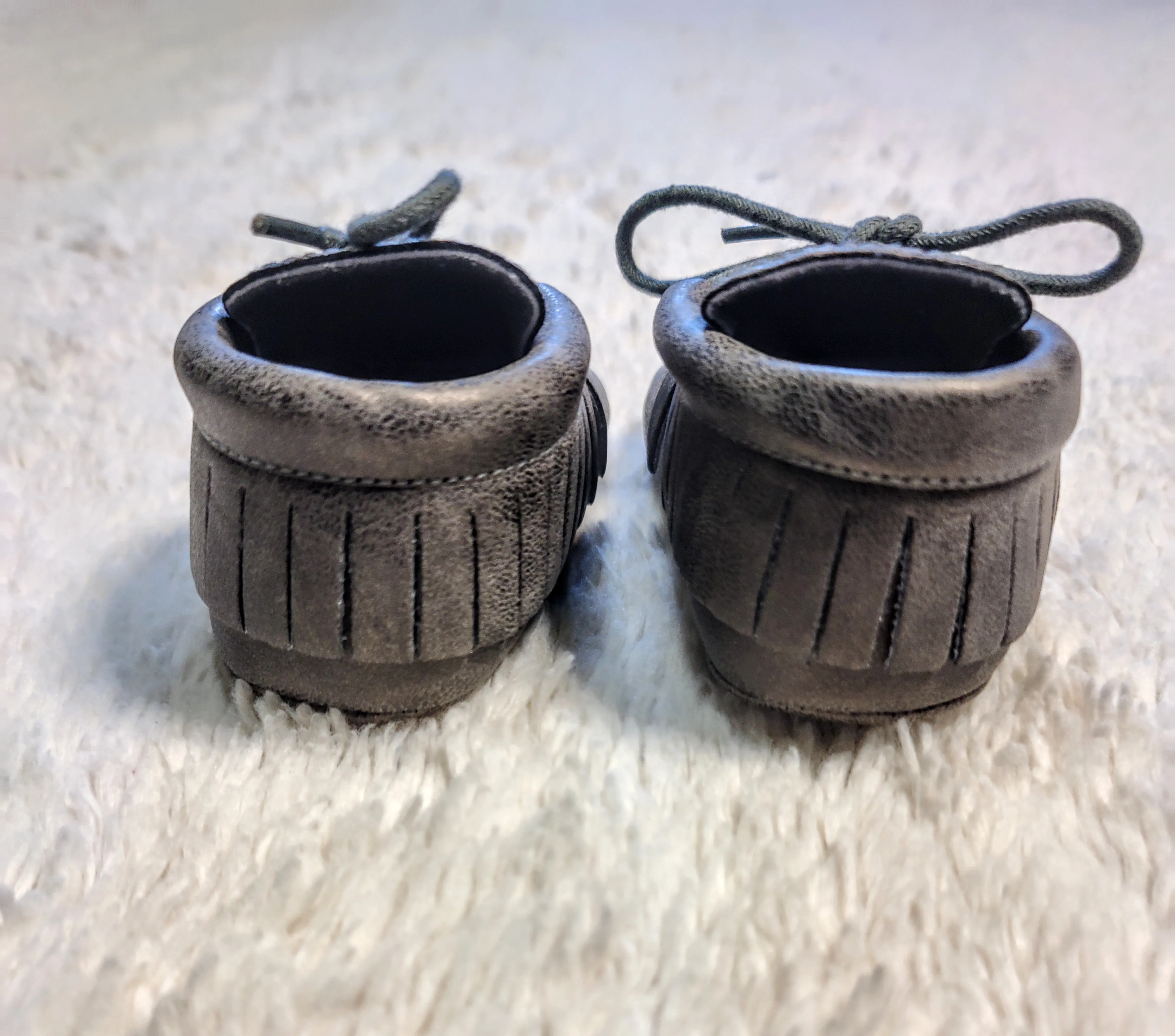 Baby Bronze Moccasins