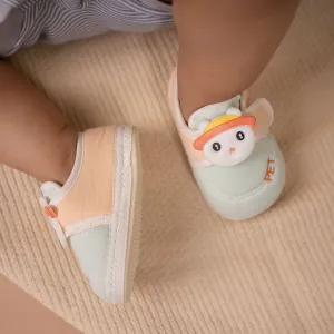 Baby Moo Persian Kitty Soft Sole Anti-Slip Booties - Green