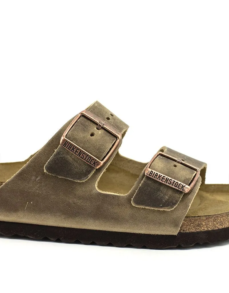 Birkenstock — Arizona Oiled Leather - Tobacco Narrow Width