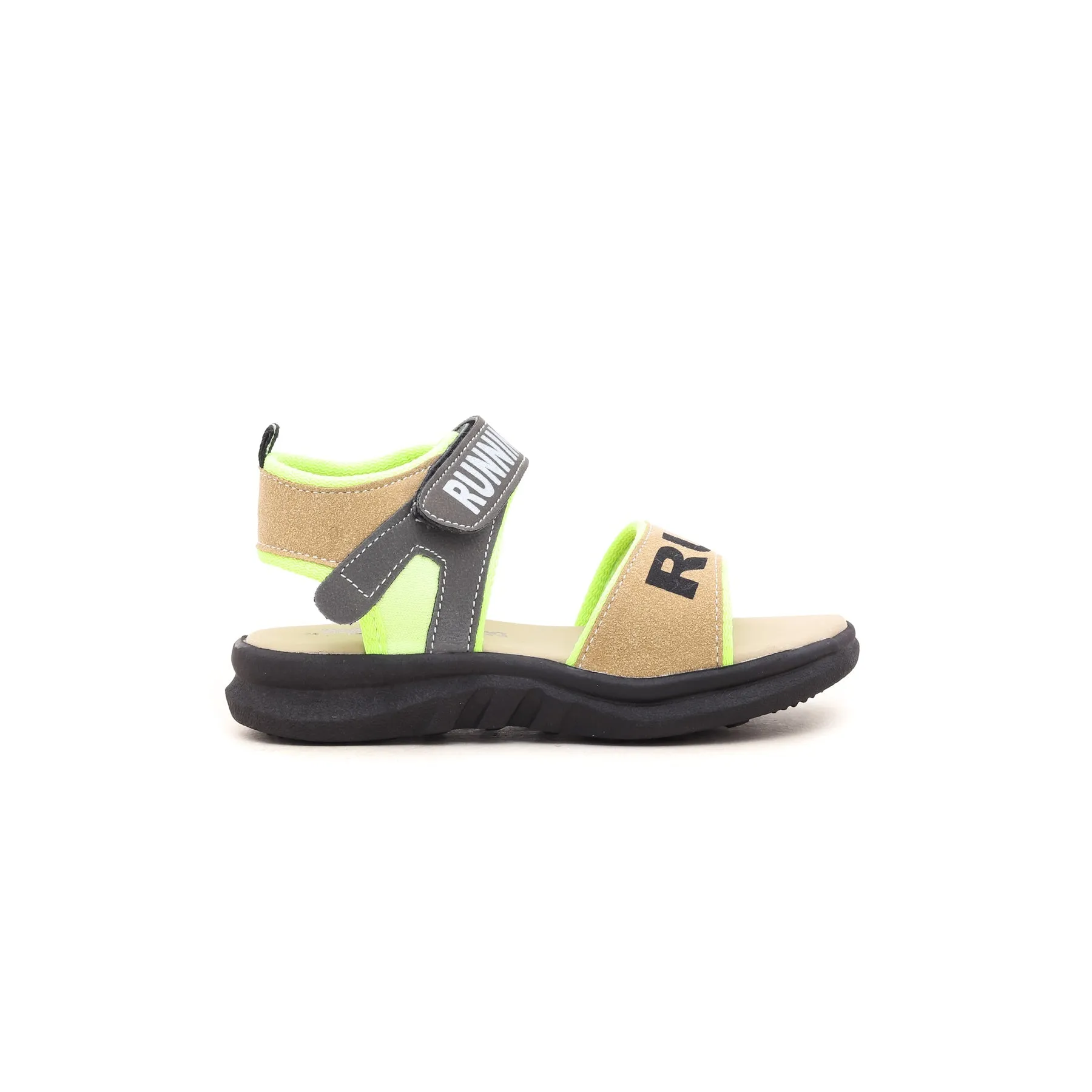 Boys Grey Casual Sandal KD9299