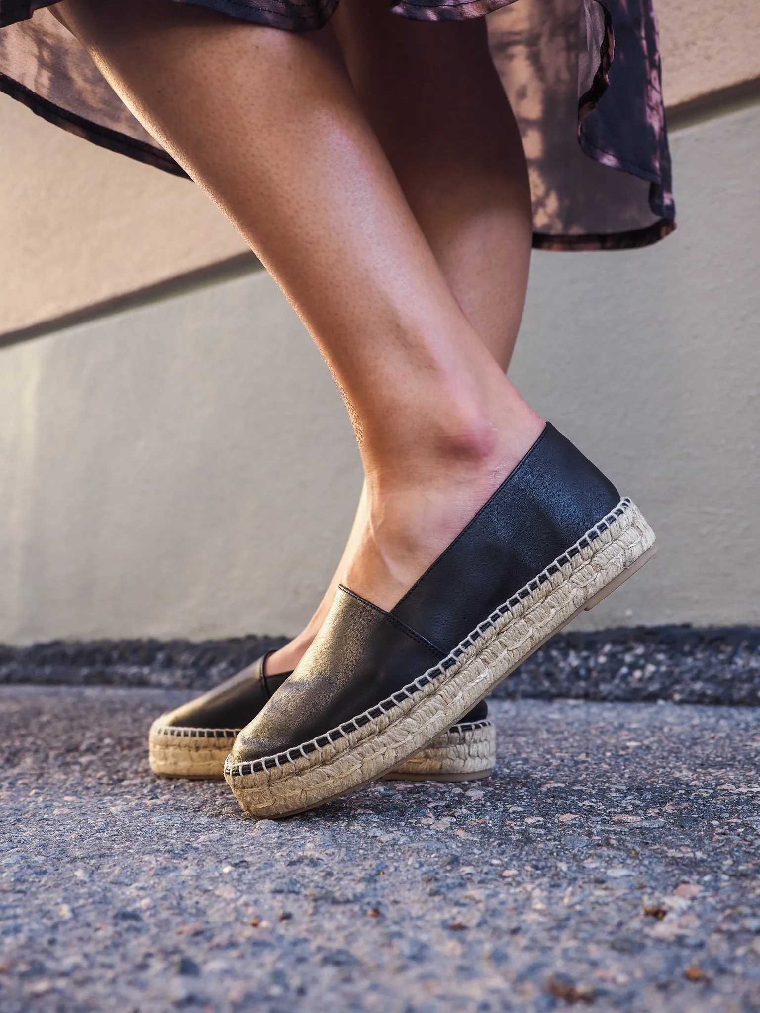CELIA BLACK PLATFORM NAHKAESPADRILLOT