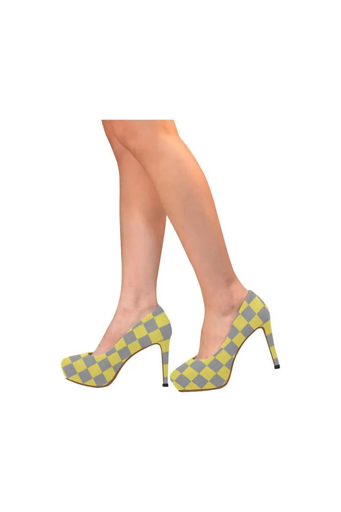 Checkered High Heels