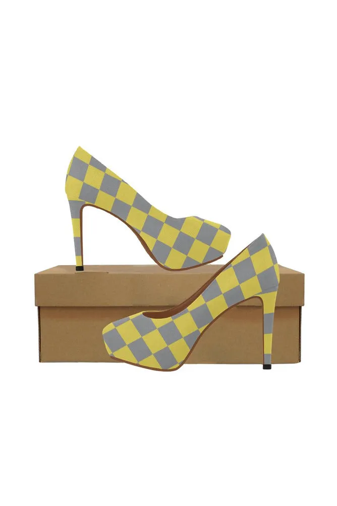 Checkered High Heels