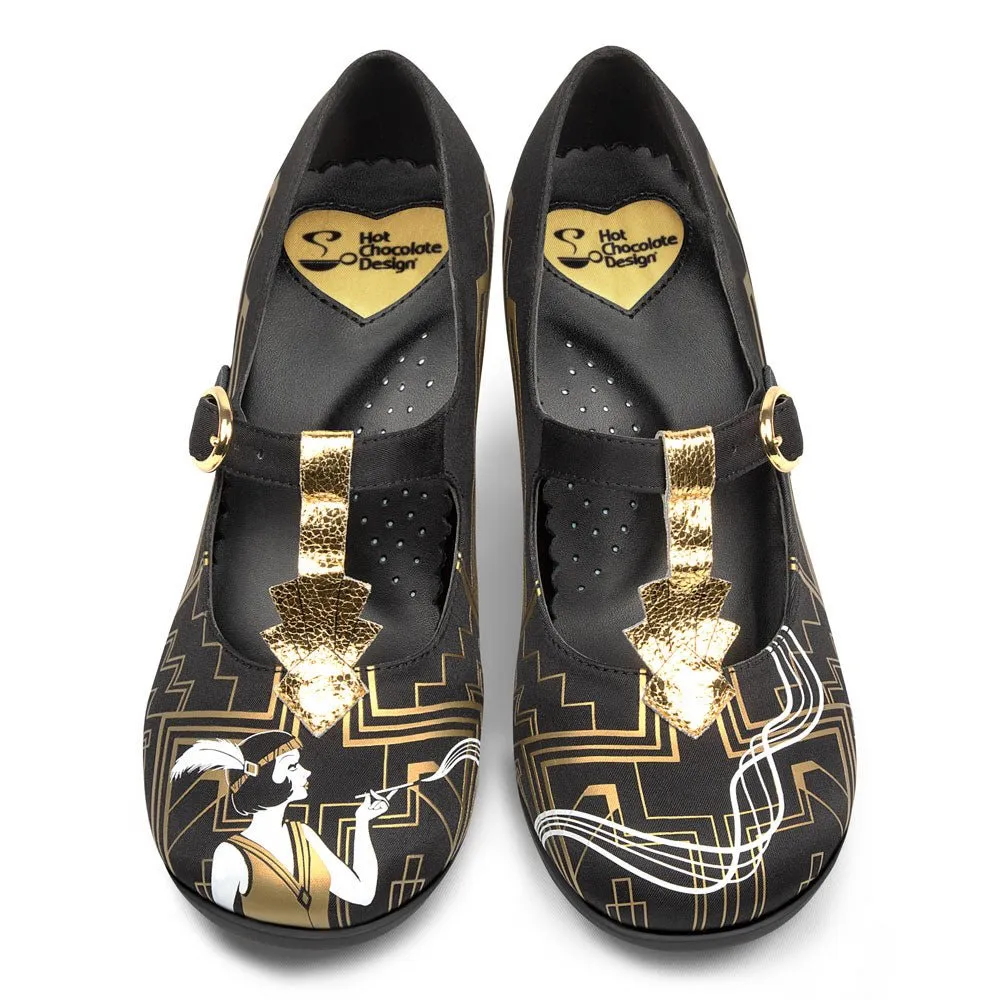 Chocolaticas® GOLDEN NIGHTS Women's Mary Jane Pump