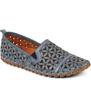 Cut-Out Leather Pumps  - KARY39001 / 325 130