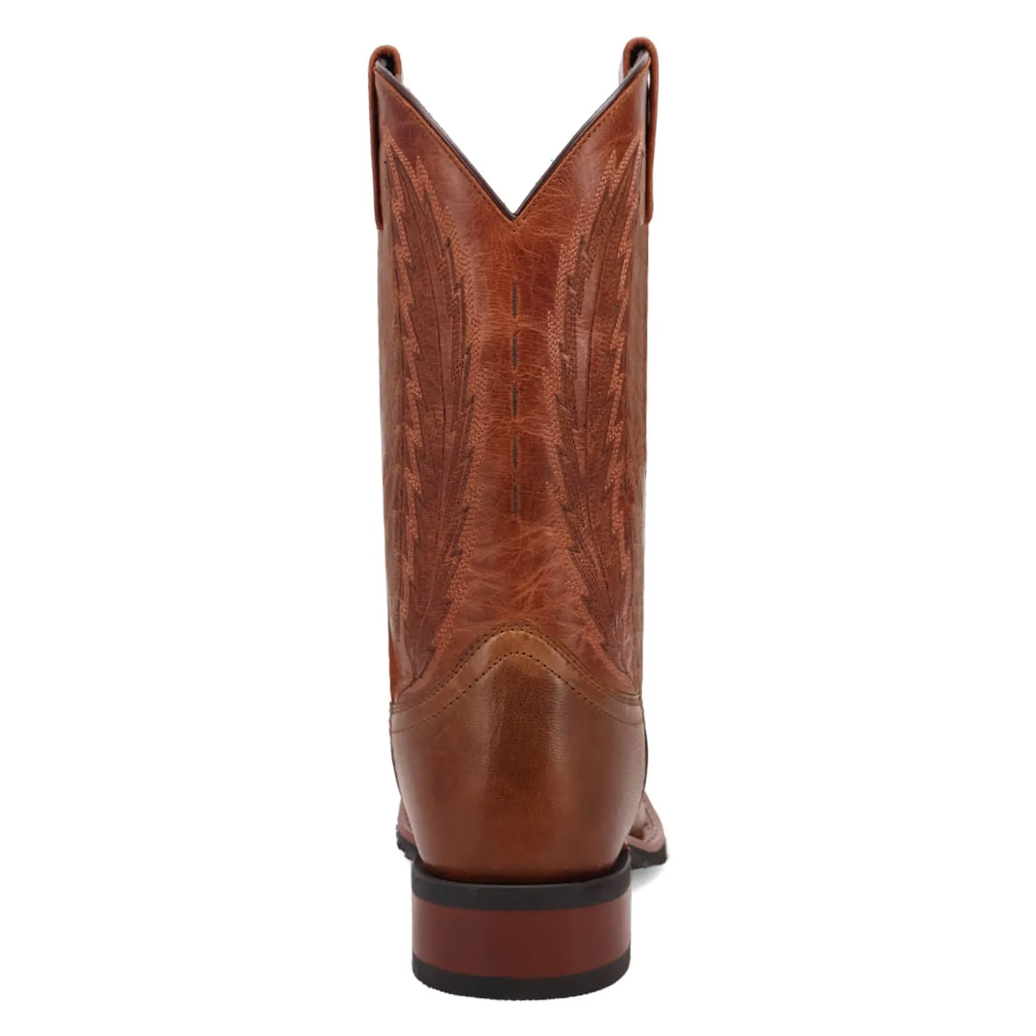 Dan Post Mens Tulane Tan/Dark Brown Leather Work Cowboy Boots