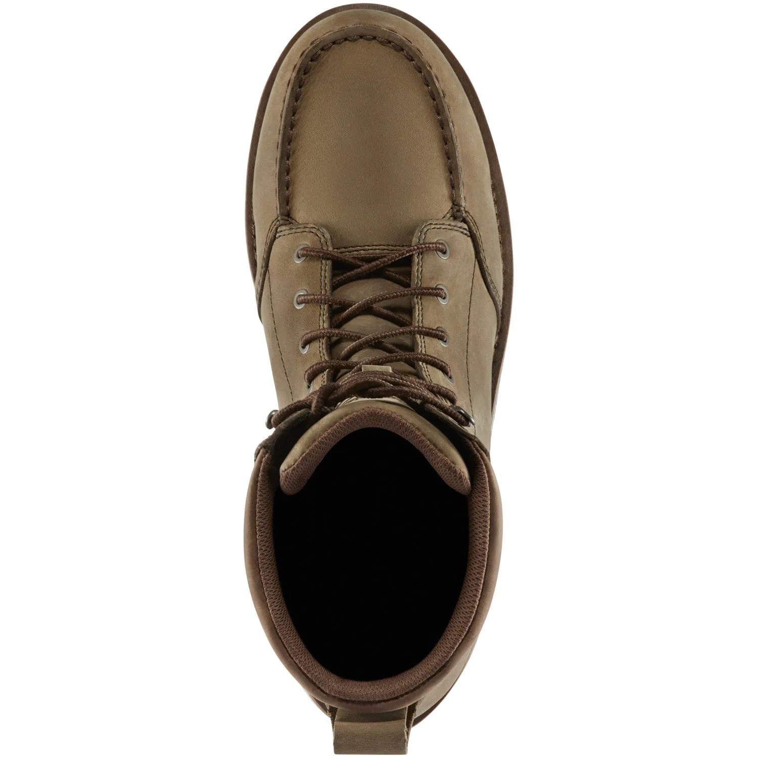 Danner Mens Cedar River Moc Toe Timberwolf Leather Hunting Boots