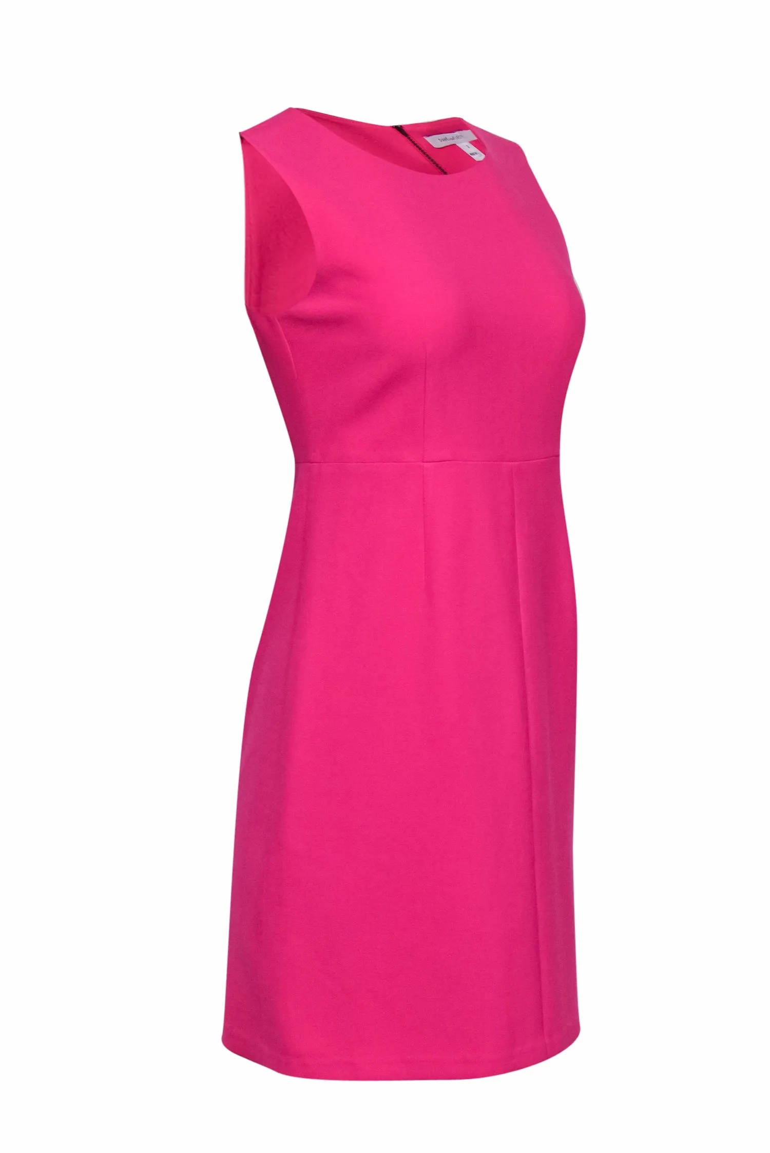 Diane von Furstenberg - Hot Pink Sheath Midi Dress Sz 2