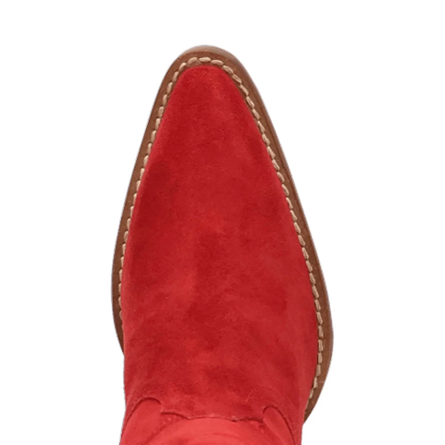 Dingo Womens Primadonna Red Suede Cowboy Boots
