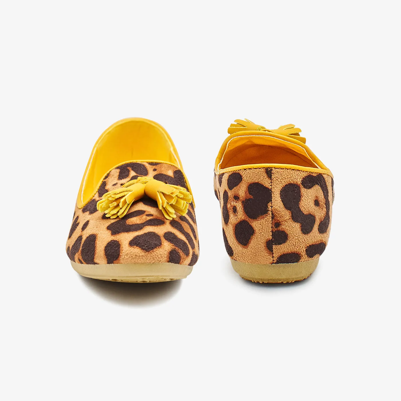 Funky Tussled Girls Pumps