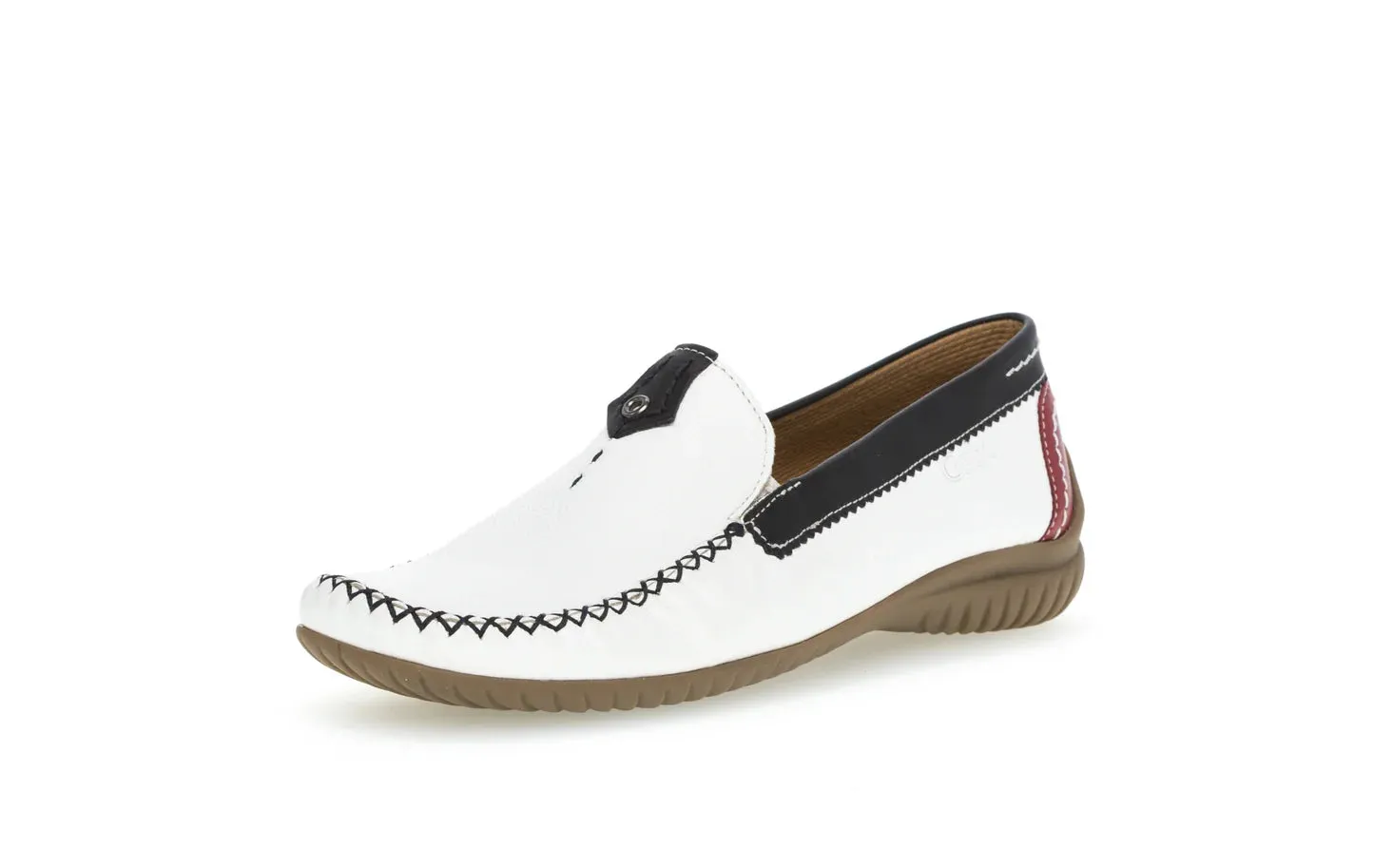 Gabor White Moccasins 6609069