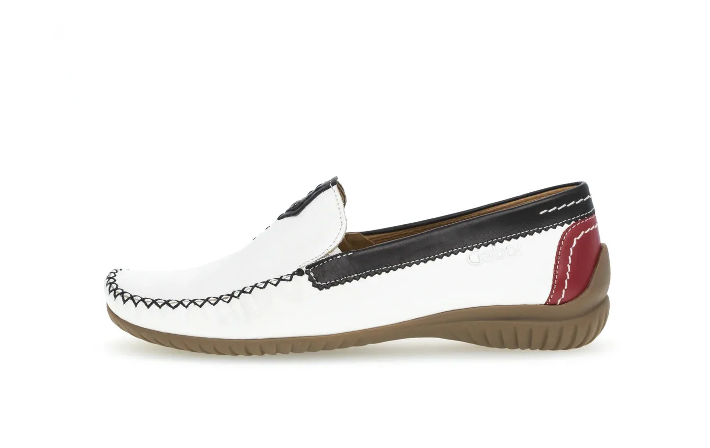 Gabor White Moccasins 6609069