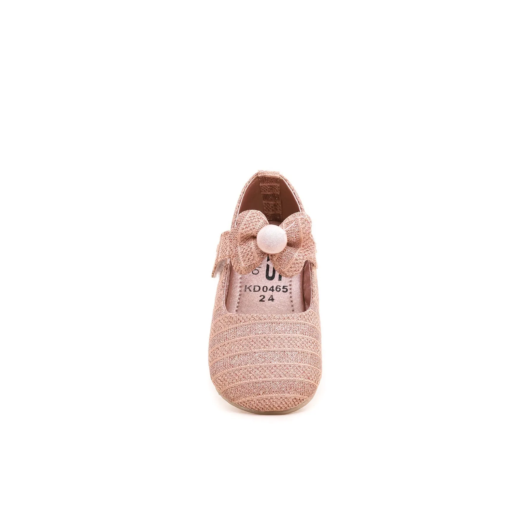 Girls Golden Fancy Pumps KD0465
