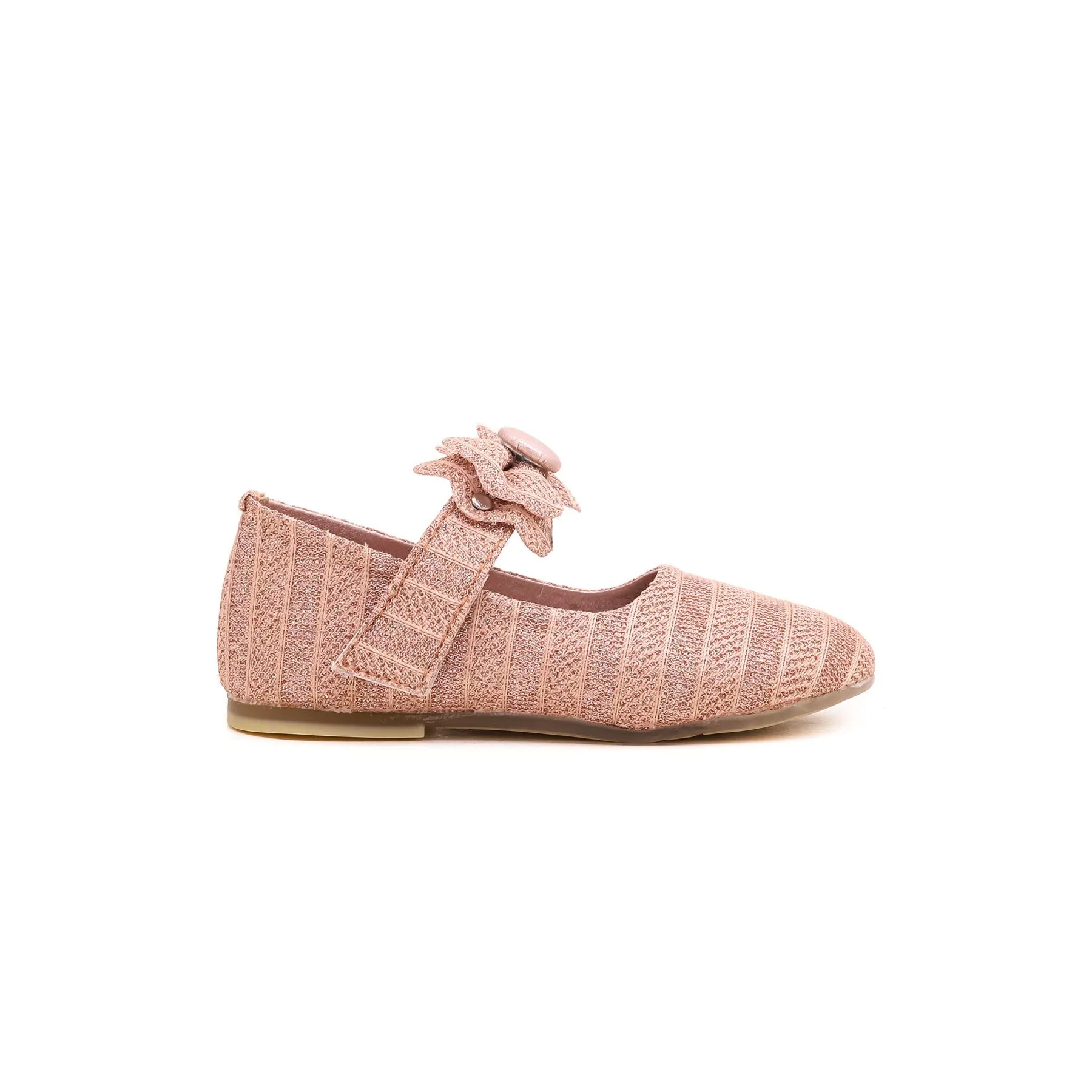 Girls Golden Fancy Pumps KD0465