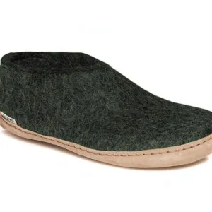 Glerups Leather Sole Shoes - Forest
