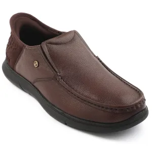 Healers Brown Formal Non Lacing Moccasin For Men S201-02 By Liberty