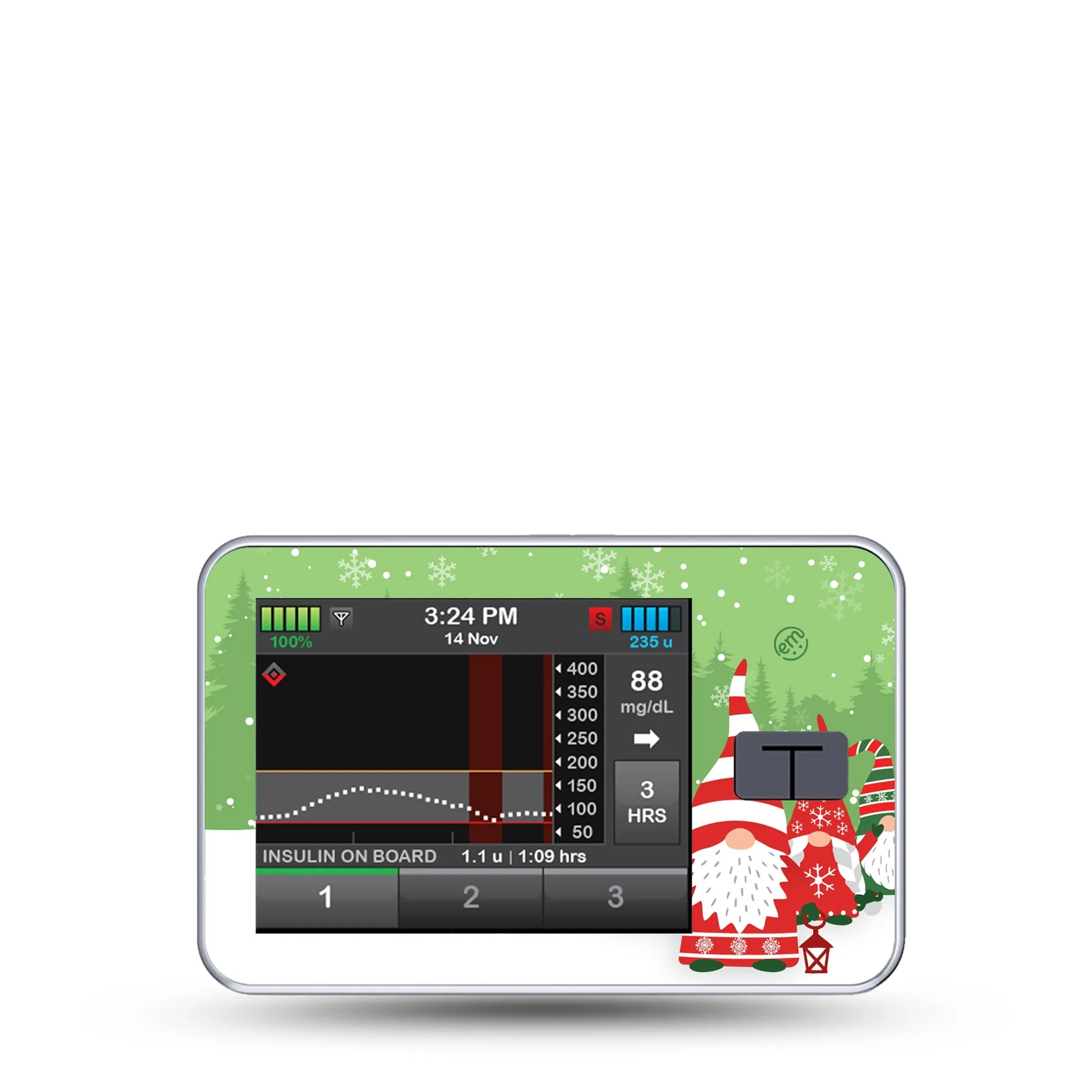 Holiday Gnomies T-Slim Sticker