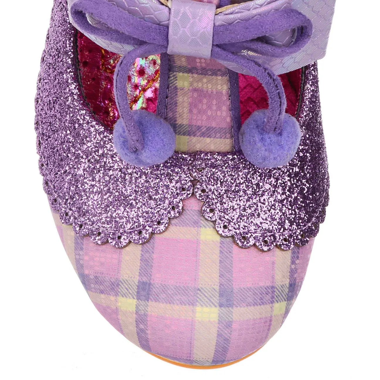 Irregular Choice Womens Charming Chum High Heels - Lilac Multi