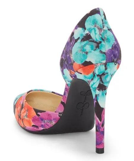 Jessica Simpson Tropical Classic Stiletto Heeled d'Orsay Pumps
