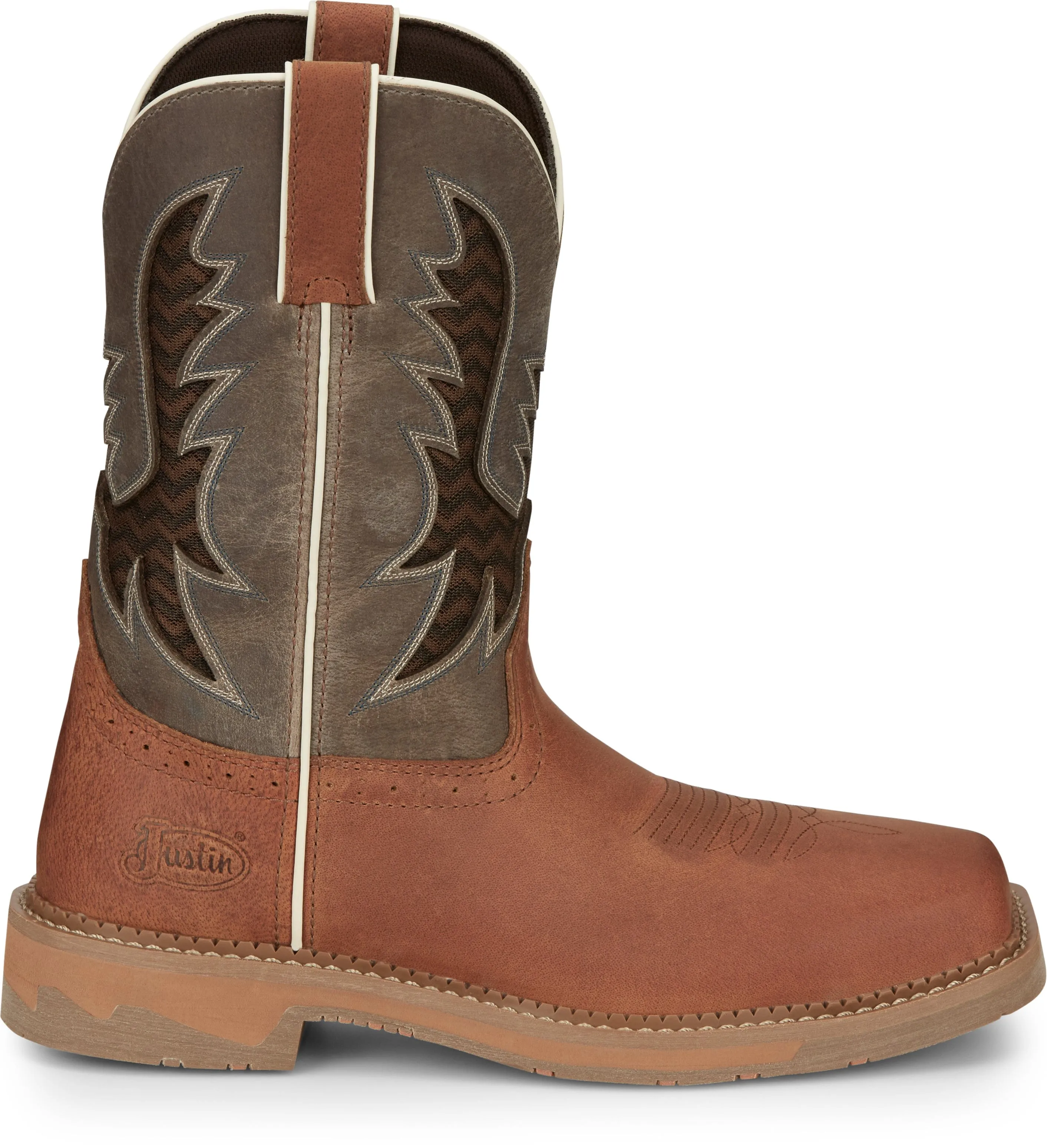 Justin Men's Bolt Light Brown Work Boot SE4110