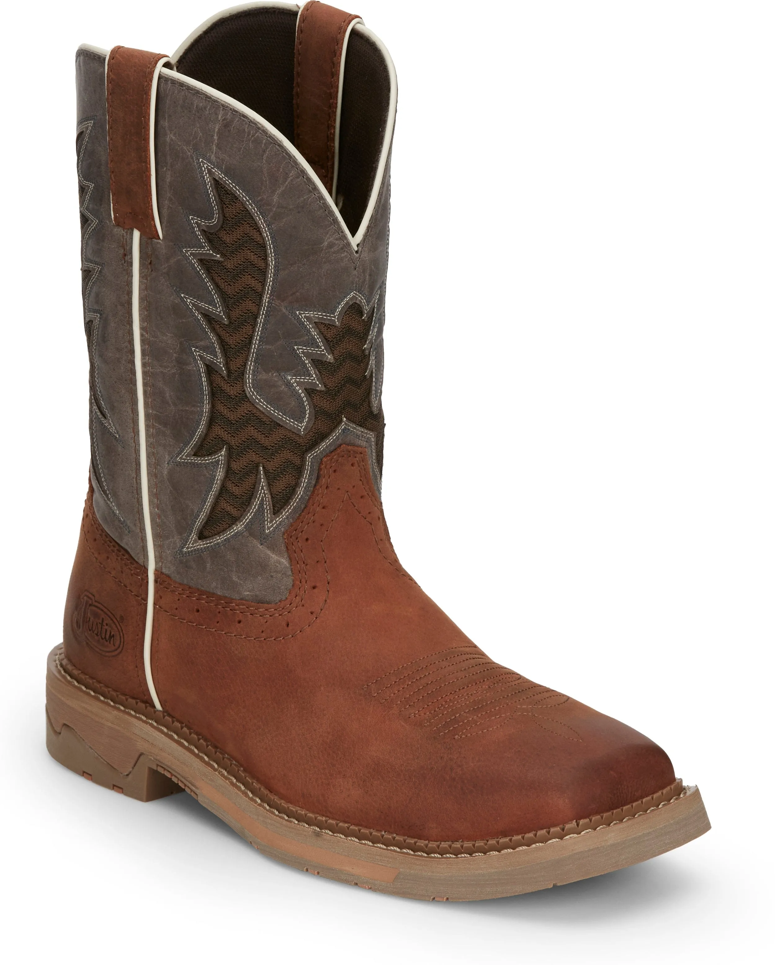 Justin Men's Bolt Light Brown Work Boot SE4110