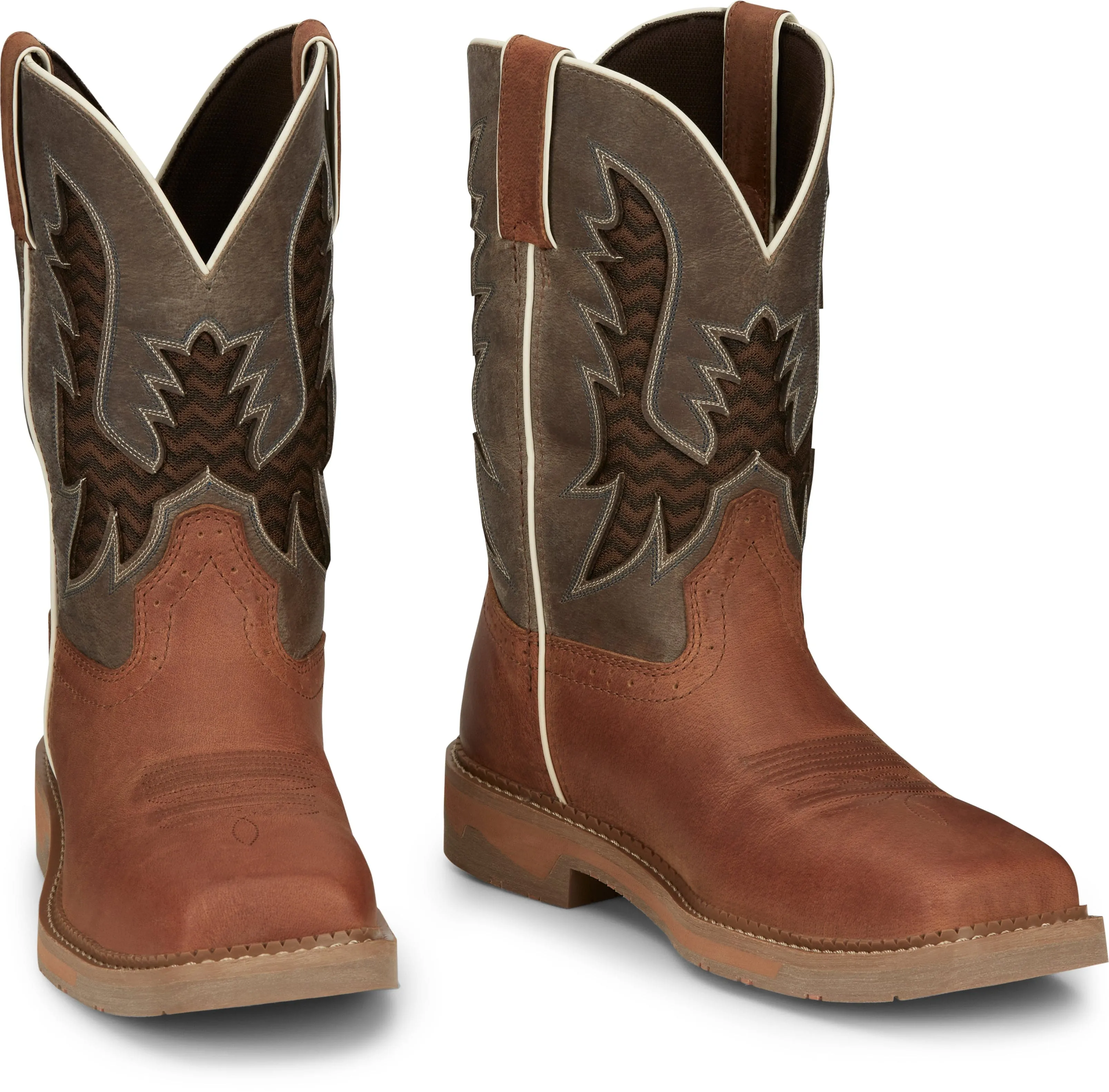 Justin Men's Bolt Light Brown Work Boot SE4110