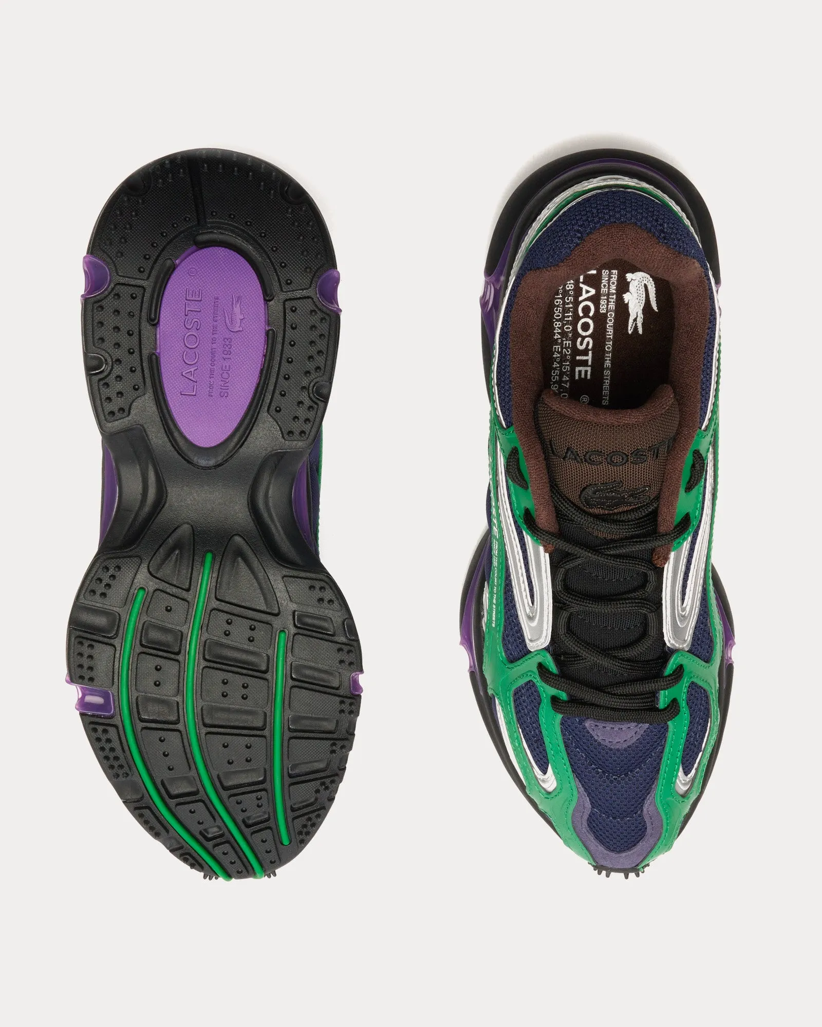 L003 2K24 Navy / Green Low Top Sneakers
