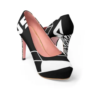 Magnet Zebra Women's Platform Heels