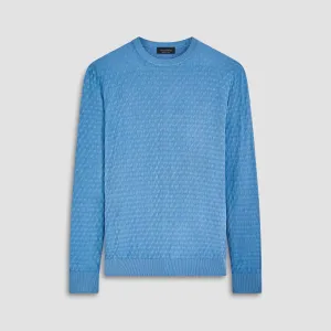 Mixed Stitch Crew Neck Sweater