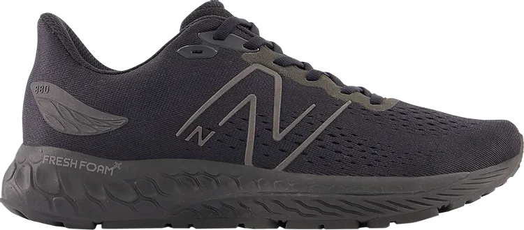 New Balance Fresh Foam X 880v12 'Black Magnet' sneakers, black