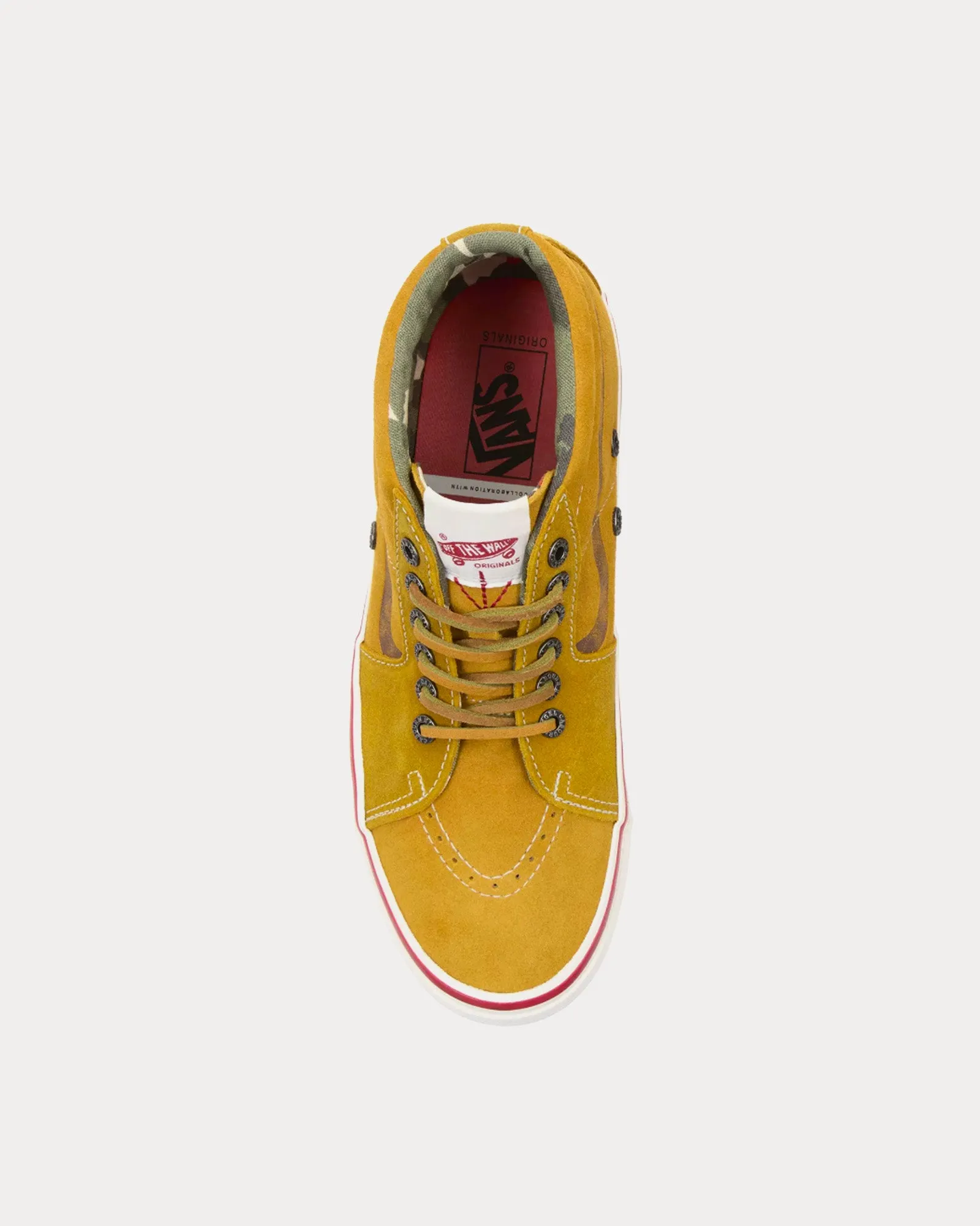 OG Sk8-Mid LX Suede Tan Mid Top Sneakers