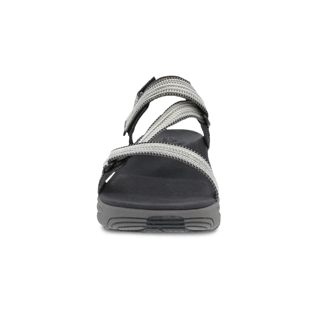 Rayna Adjustable Strappy Sandal in Black Multi Webbing