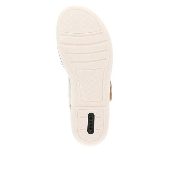 Remonte Beige Combination Adjustable Sandal