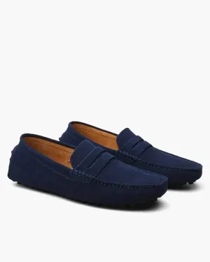 Suede Driver Loafers
