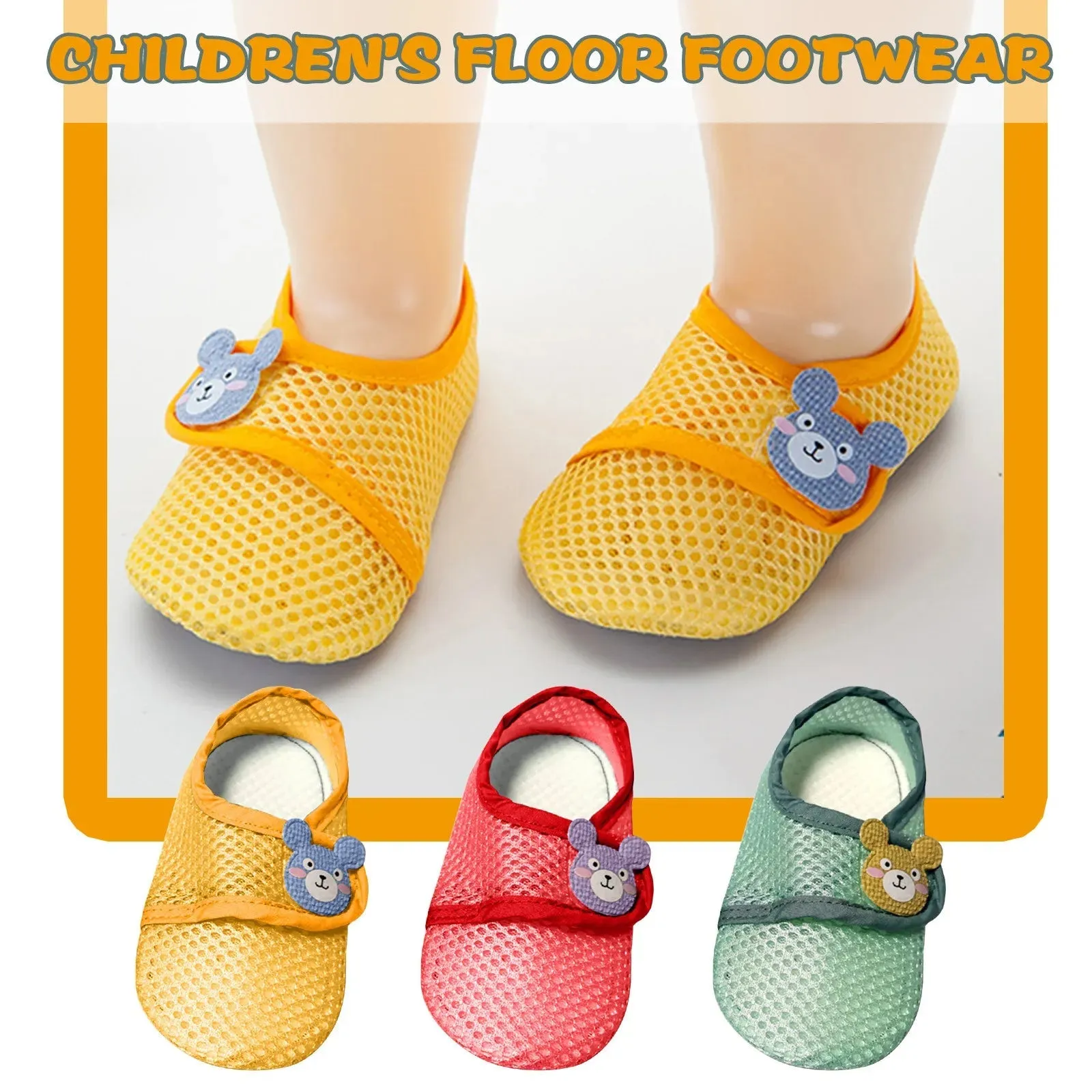 Summer Cartoon Aqua Socks for Baby Boys and Girls