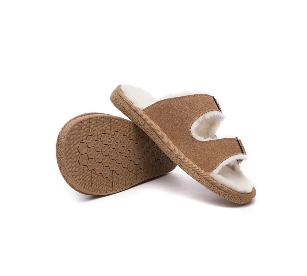 TARRAMARRA® UGG Slippers Adjustable Buckle Slip-on Sandal Slides Alcie