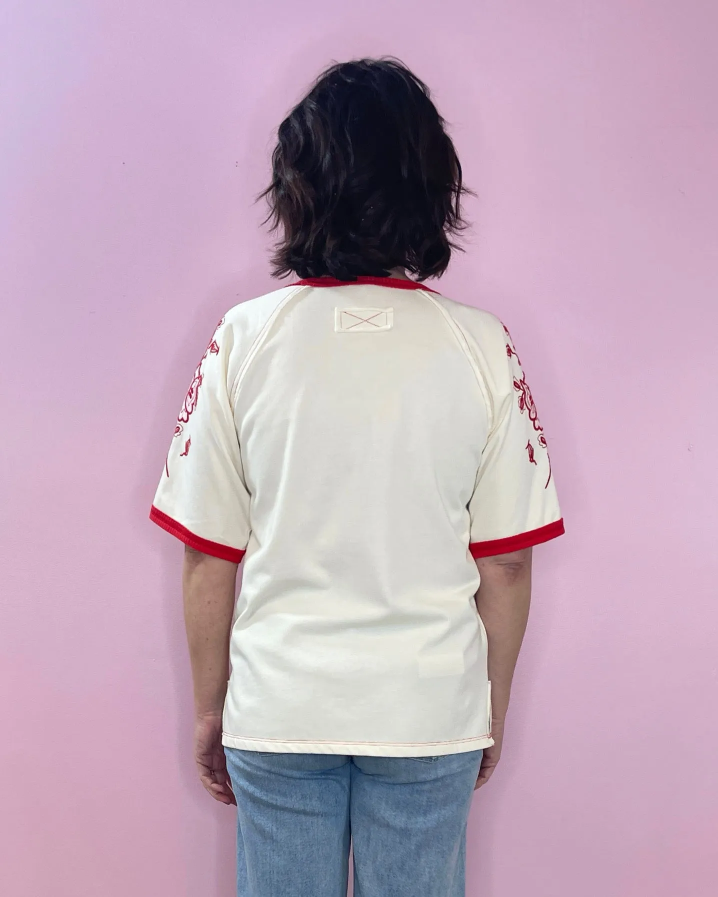 Wild Rose Embroidered Top