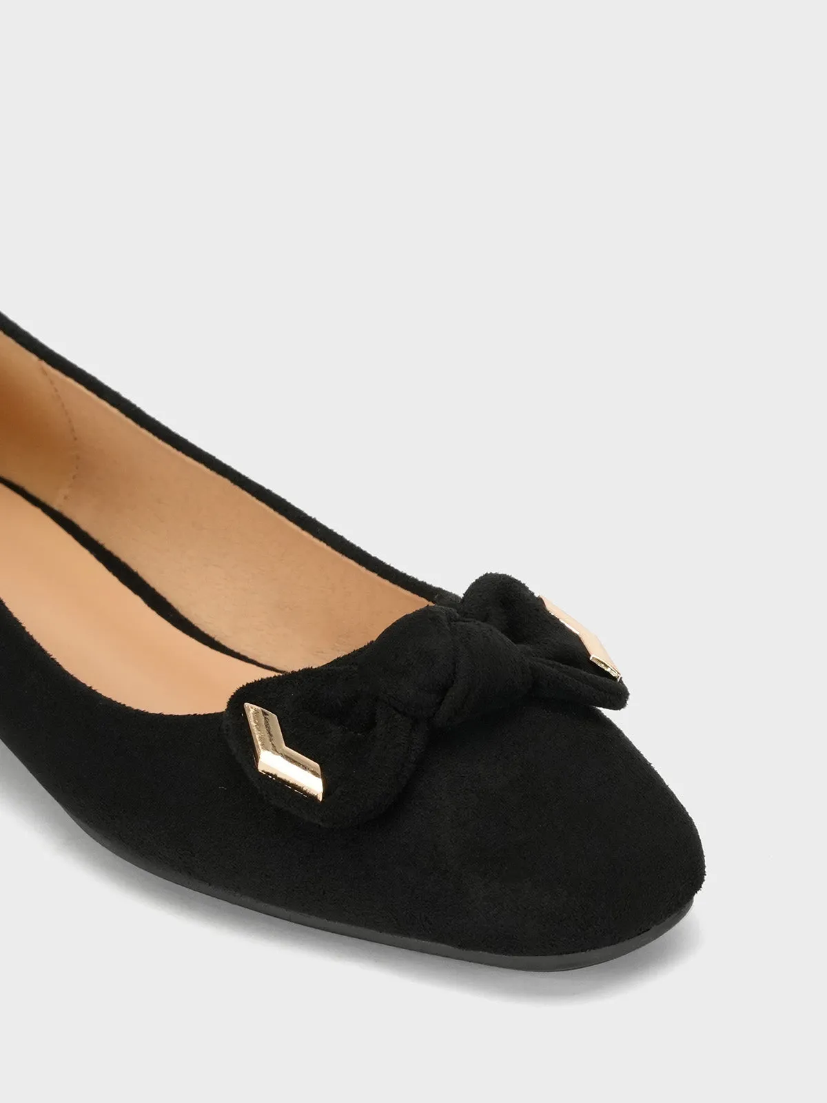Womens "OKAPARA" Bow Accented Casual Pumps